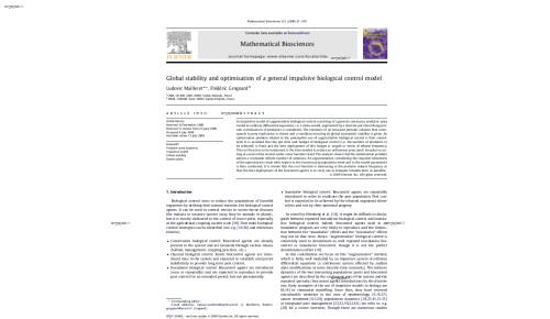 Global stability and optimisation of a general impulsive biological control model